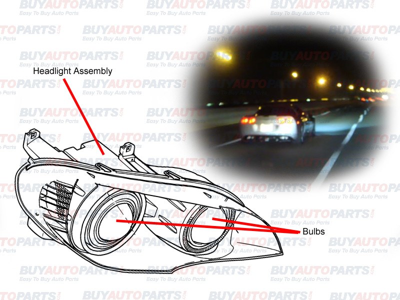 Car Headlight Diagram