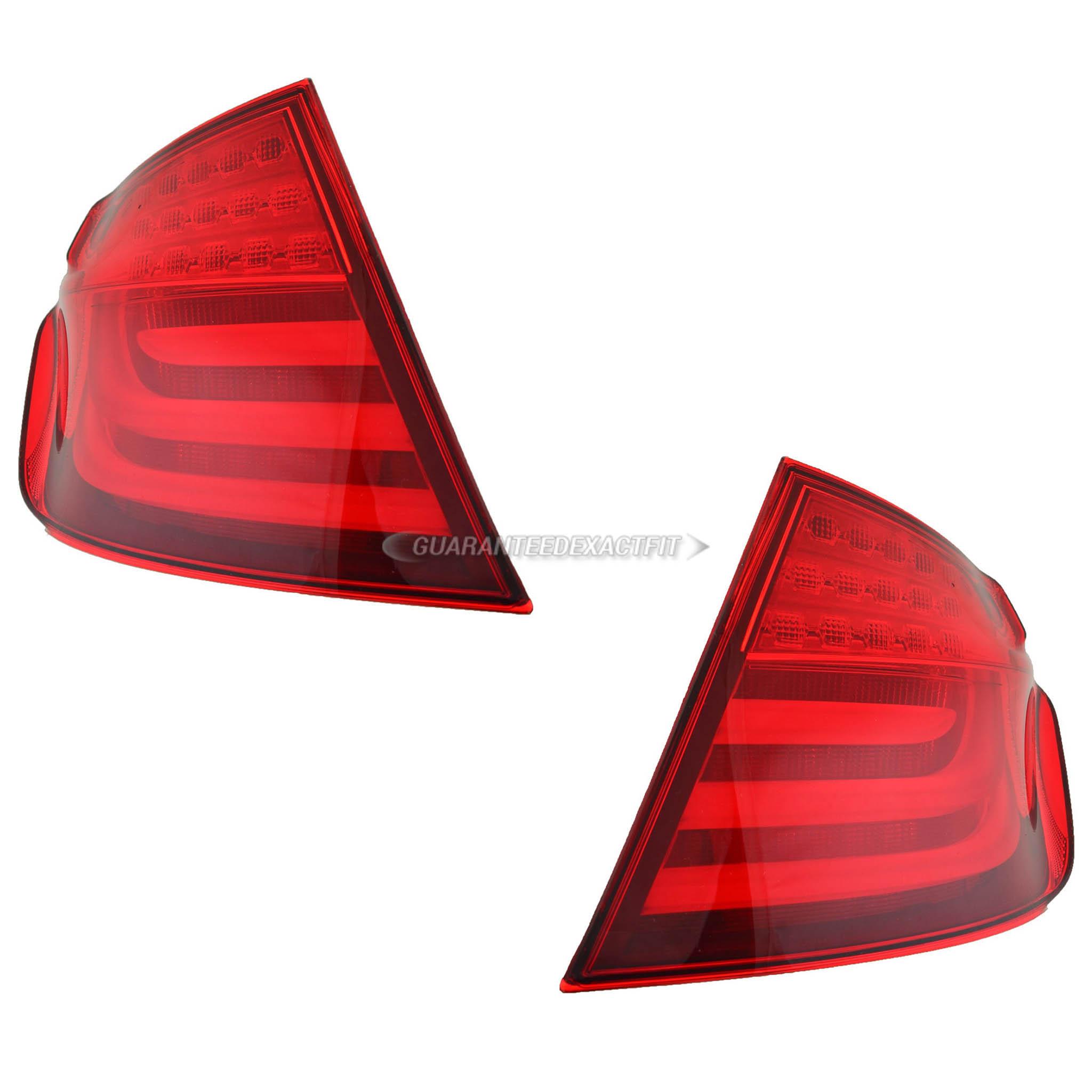 2011 Bmw 528 Tail Light Assembly Pair 