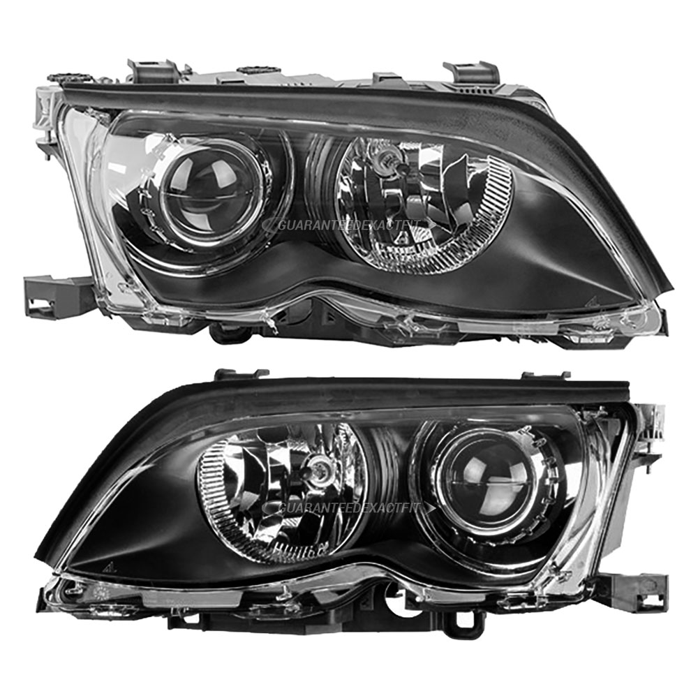 
 Bmw 330xi headlight assembly pair 