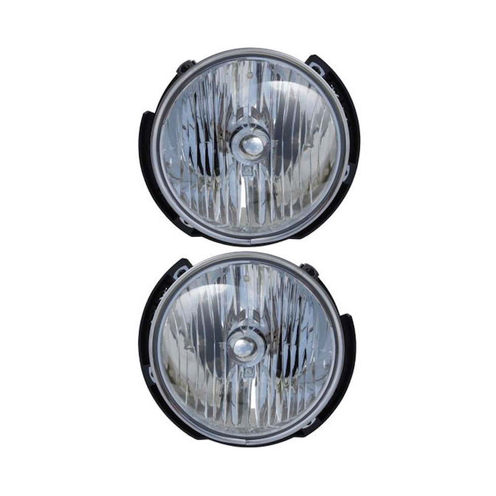 2008 Jeep Wrangler Headlight Assembly Pair Pair of ...