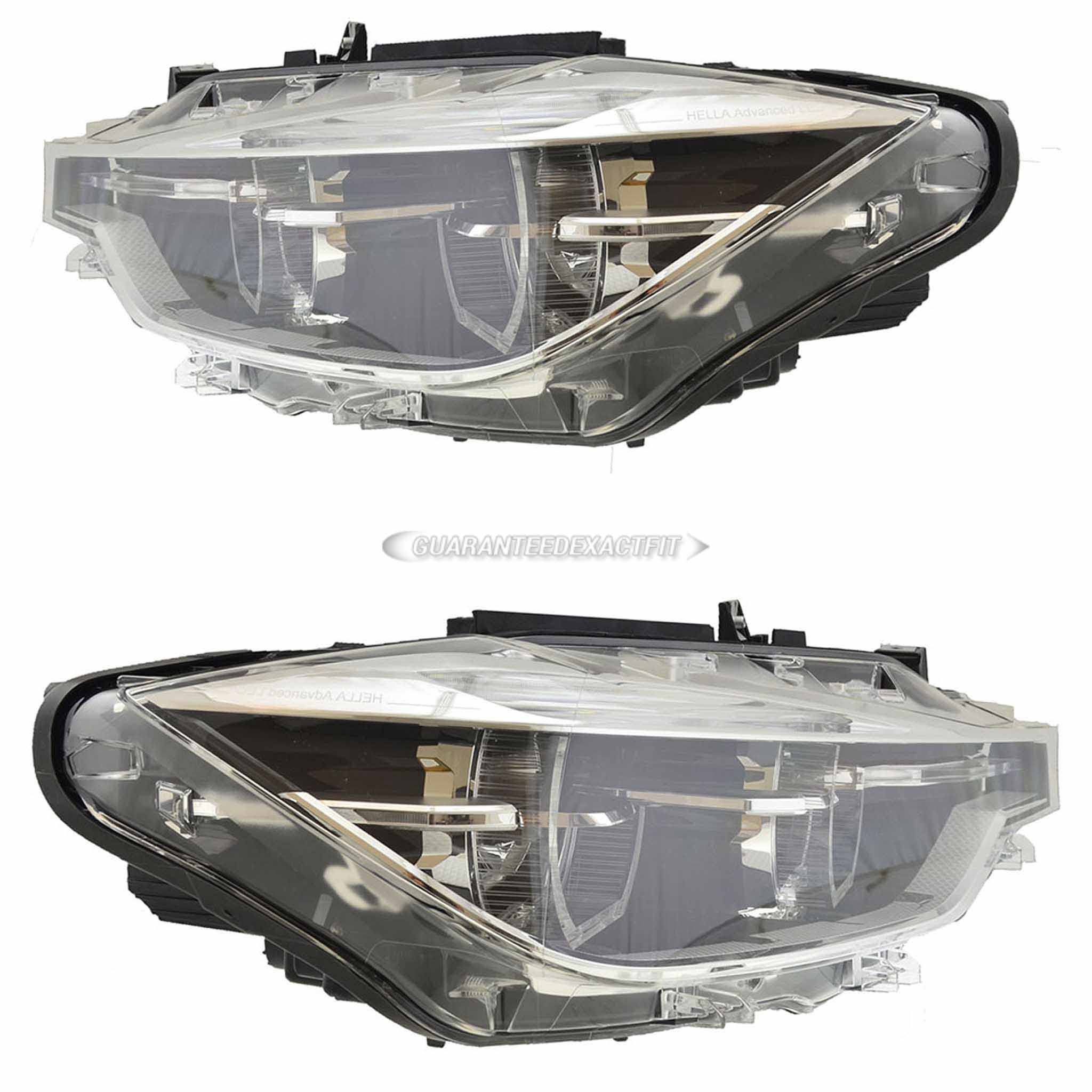2016 Bmw 340i headlight assembly pair 