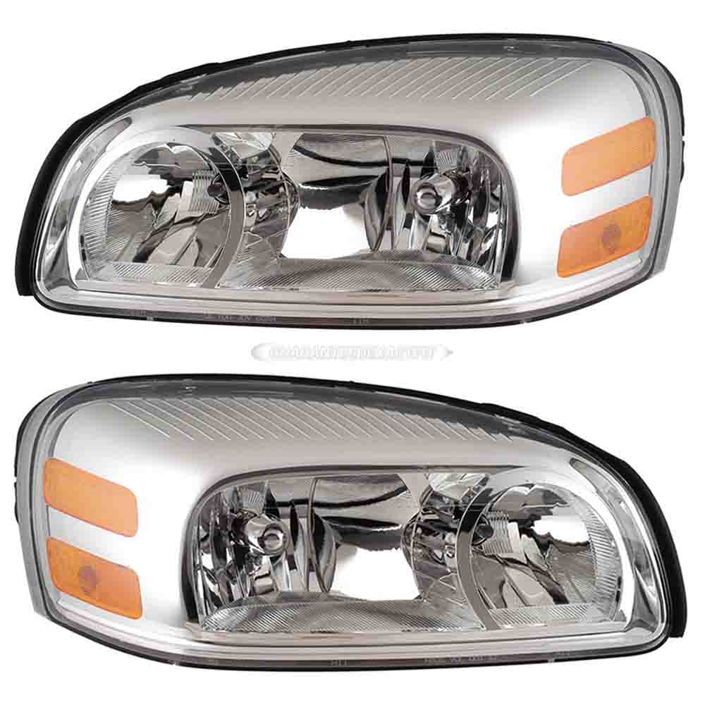 2006 Buick Terraza Headlight Assembly Pair 