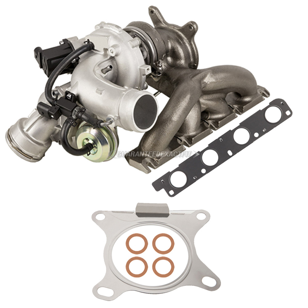 2011 Volkswagen Cc turbocharger and installation accessory kit 