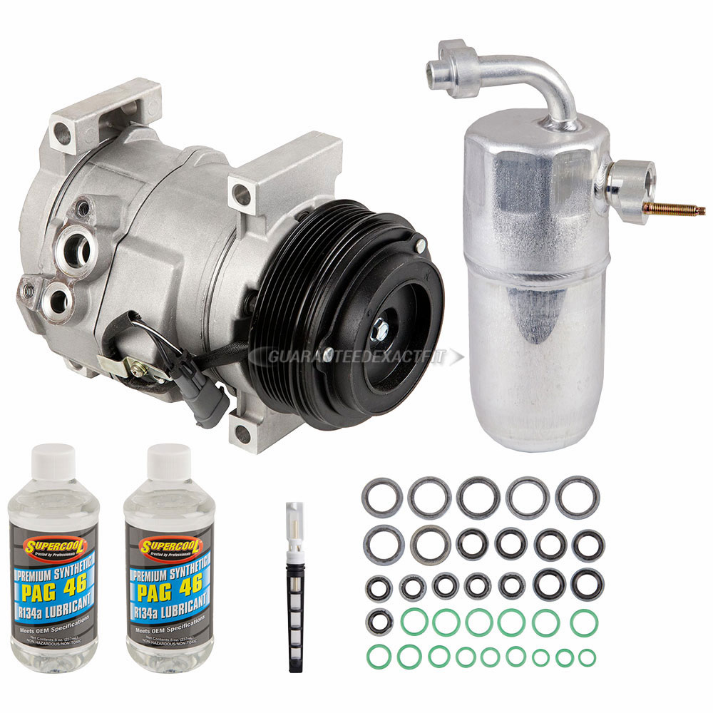 2011 Gmc sierra 2500 hd a/c compressor and components kit 