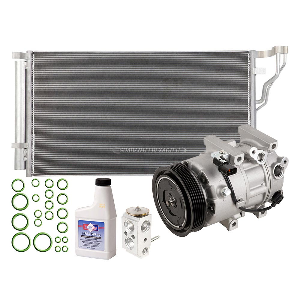 2012 Hyundai Sonata A/C Compressor and Components Kit 2.4L Engine