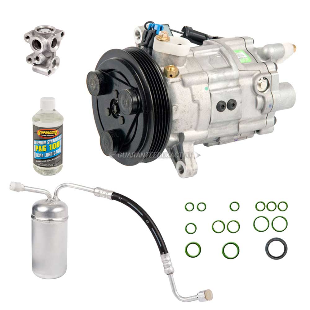 1998 Saturn sw2 a/c compressor and components kit 