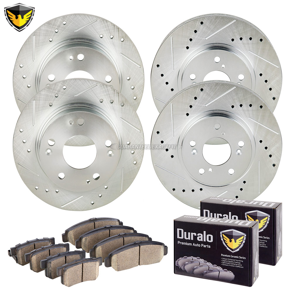 2005 Honda Accord Brake Pad and Rotor Kit EX - 3.0L - Coupe - Standard ...