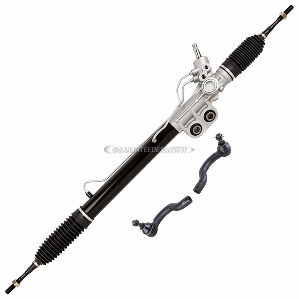 2008 Nissan Xterra Rack and Pinion and Outer Tie Rod Kit 