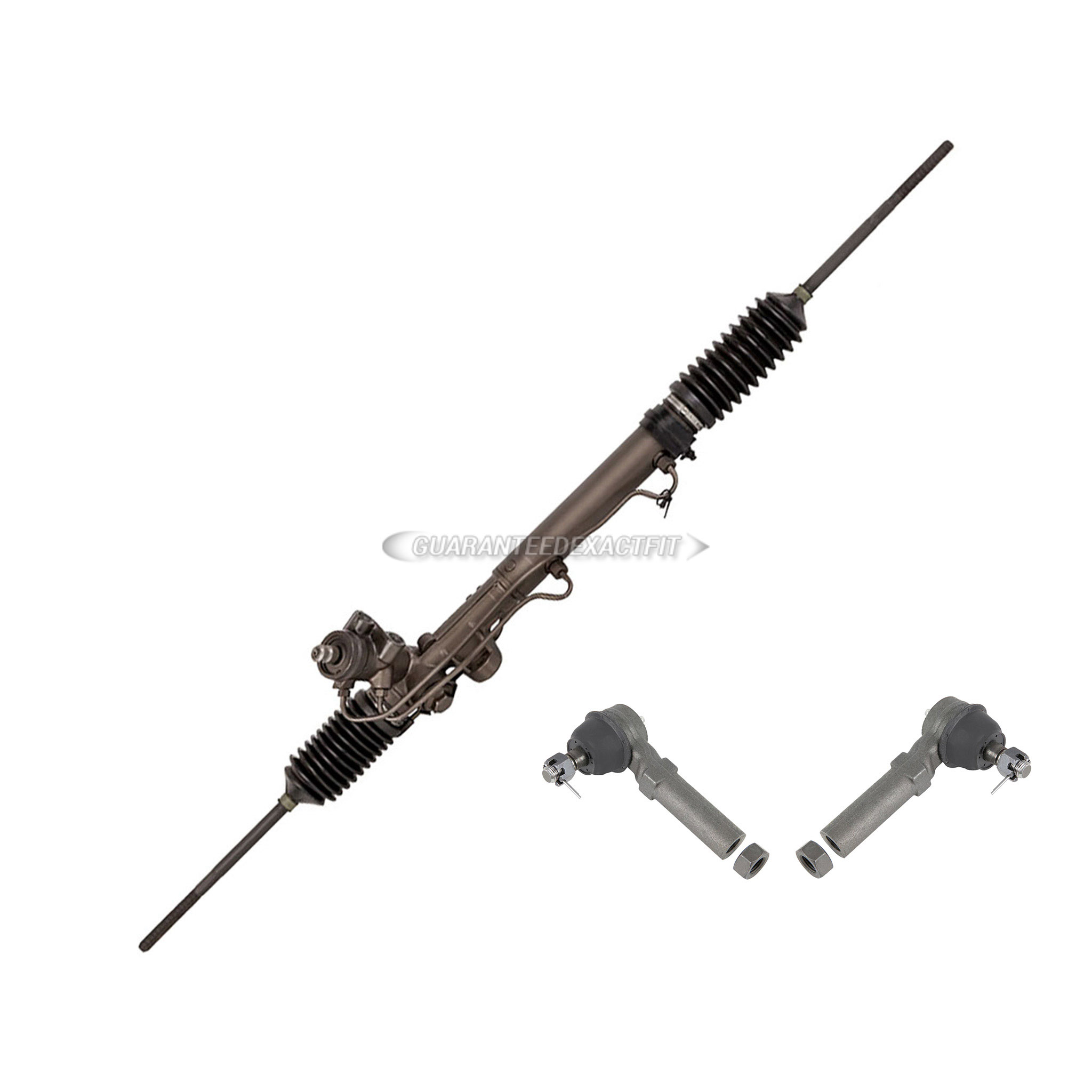1986 Dodge Omni Rack and Pinion and Outer Tie Rod Kit 