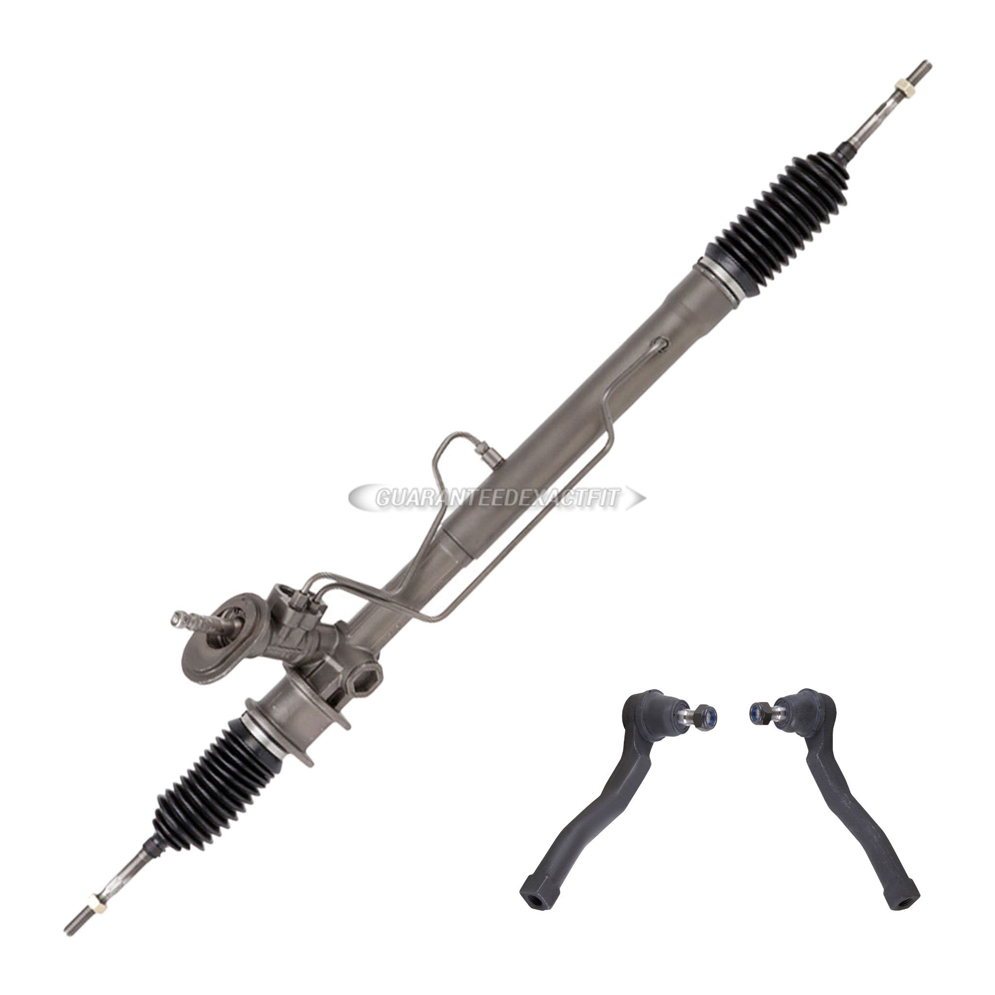 2005 Chevrolet Aveo Rack and Pinion and Outer Tie Rod Kit 