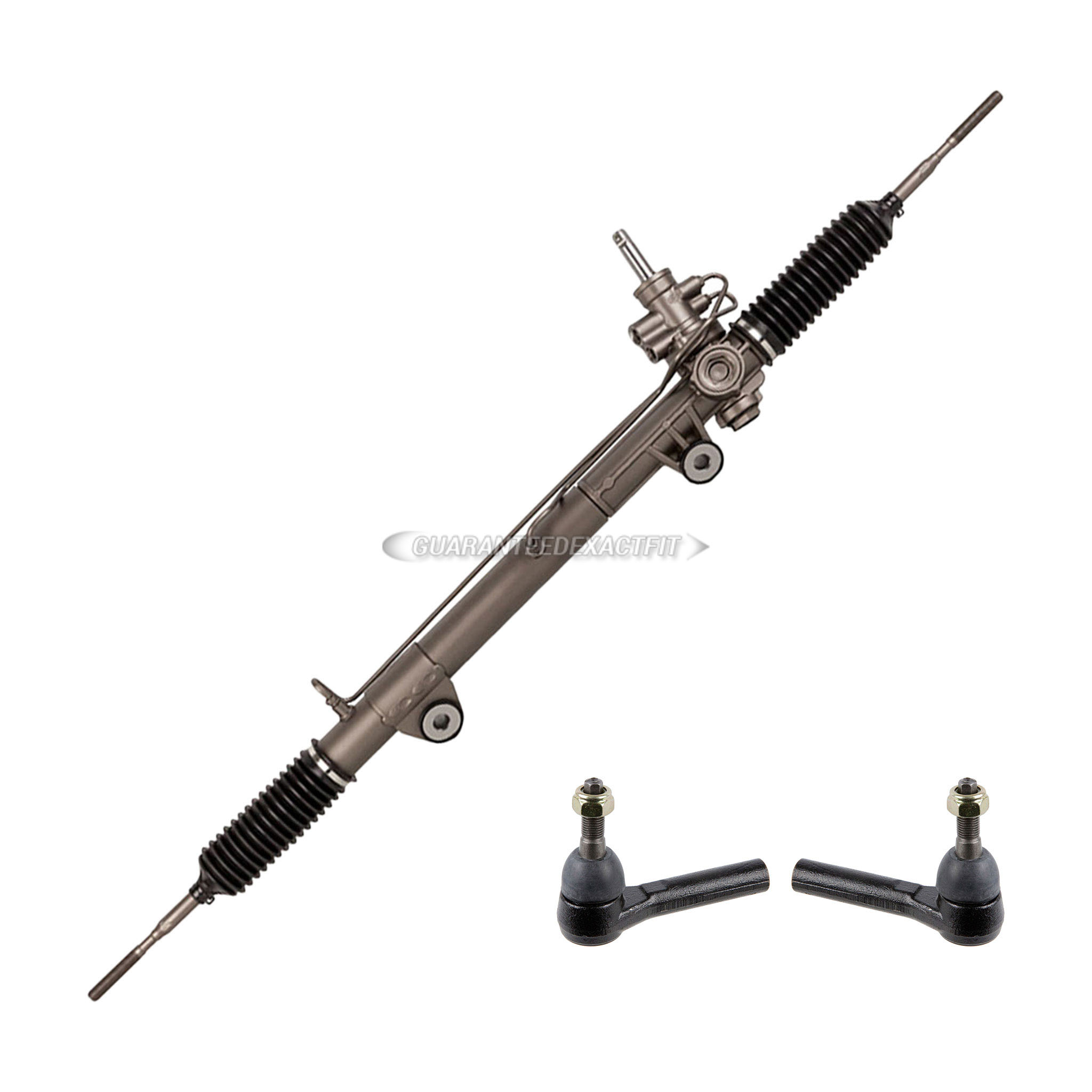 2008 Dodge Dakota Rack and Pinion and Outer Tie Rod Kit 