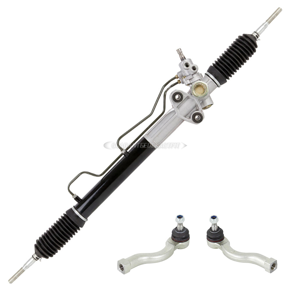2004 Mitsubishi Montero rack and pinion and outer tie rod kit 