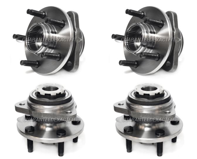 2000 Ford Ranger Wheel Hub Assembly Kit Pair Of Front Hubs - 4wd With 2 