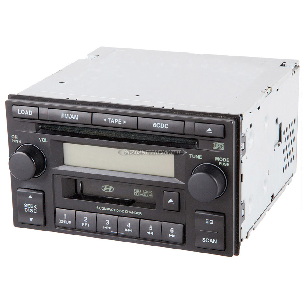 2005 Hyundai Tucson Radio or CD Player Radio-AM-FM-Cass-6CD [OEM 96190 ...