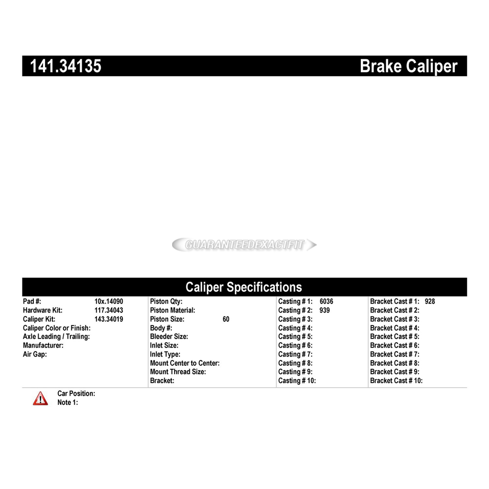2016 Bmw 535i GT xDrive brake caliper 