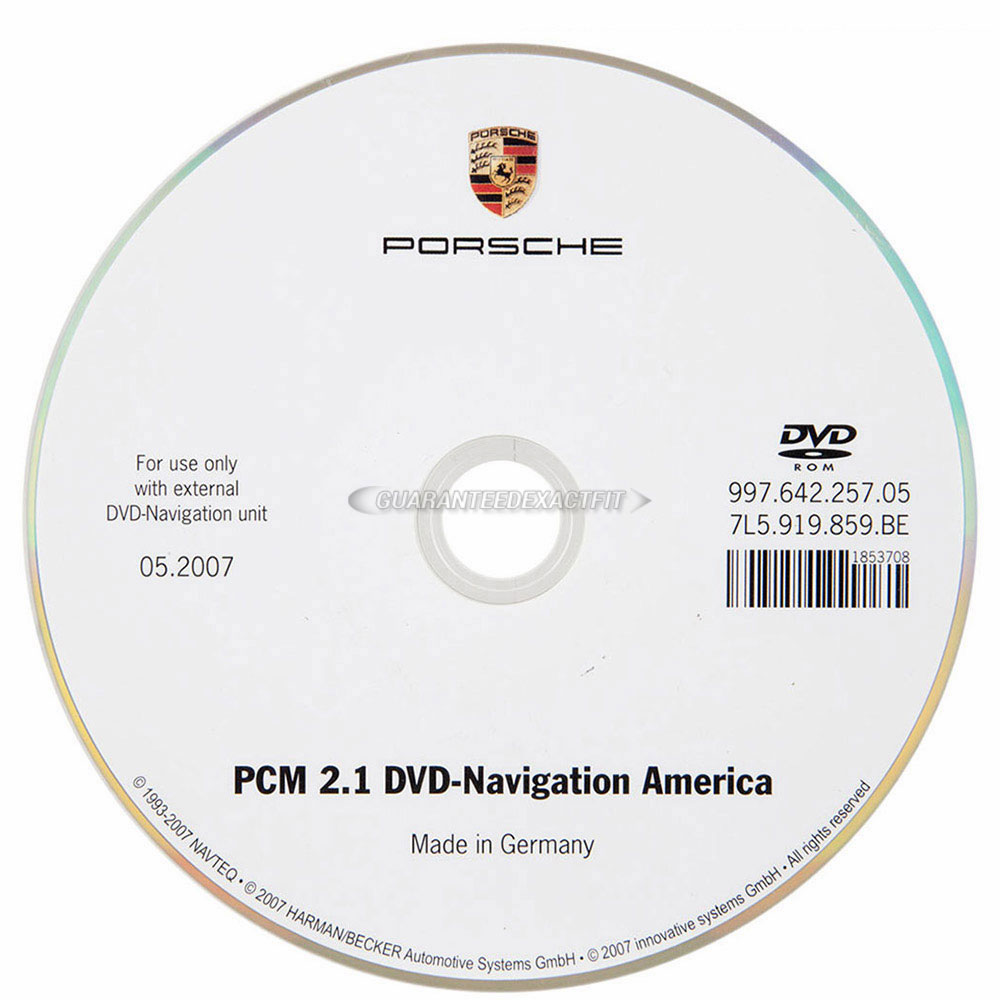 
 Porsche Cayman Navigation DVD 