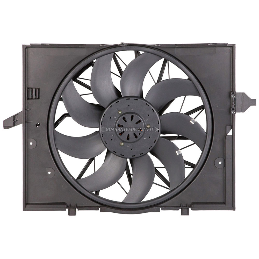 
 Bmw 550 cooling fan assembly 