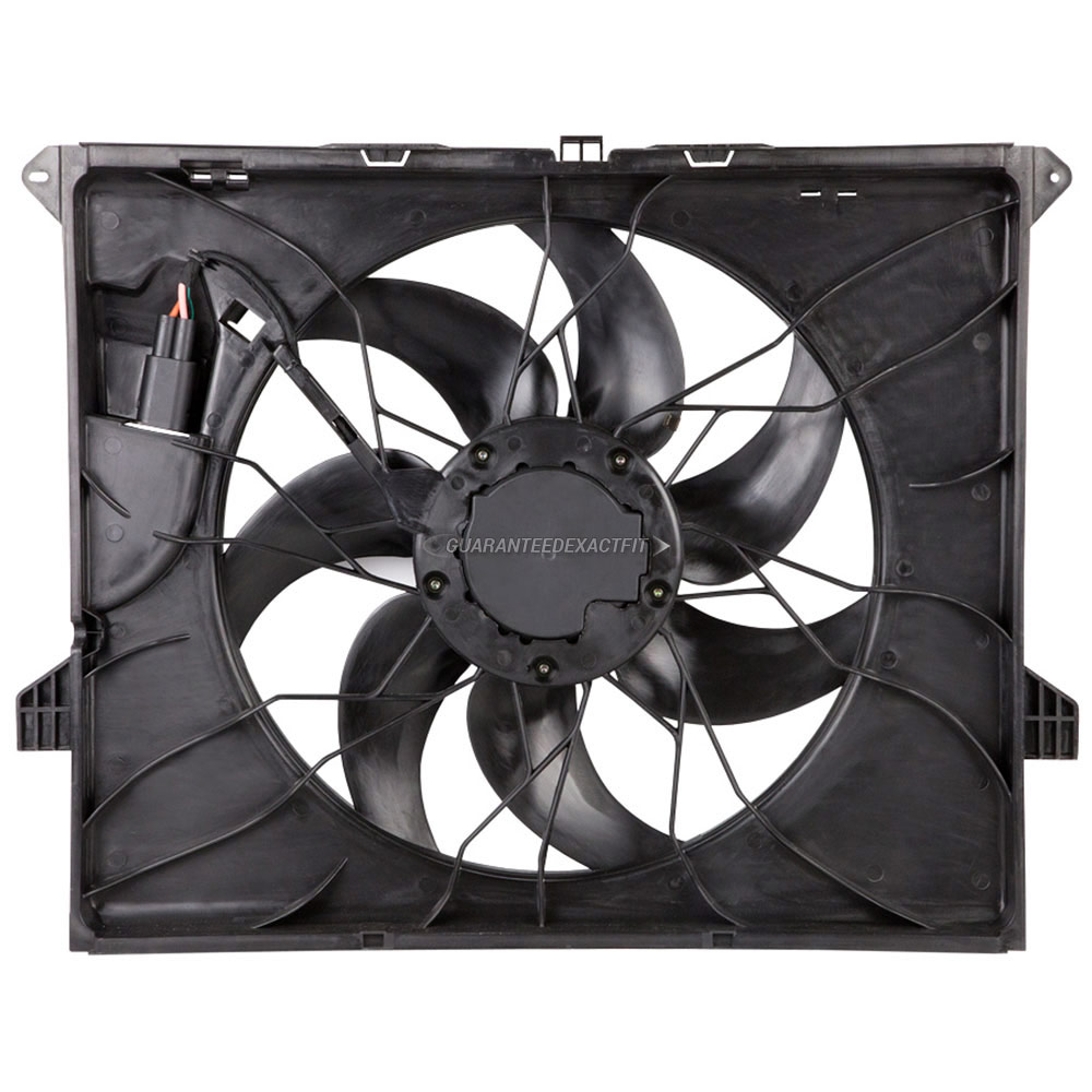 2007 Mercedes Benz R500 cooling fan assembly 