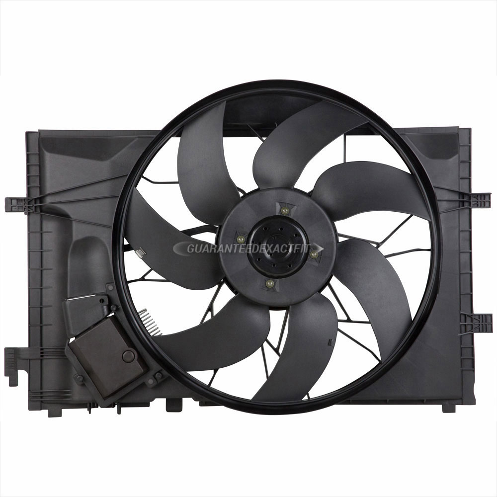 2002 Mercedes Benz C240 cooling fan assembly 