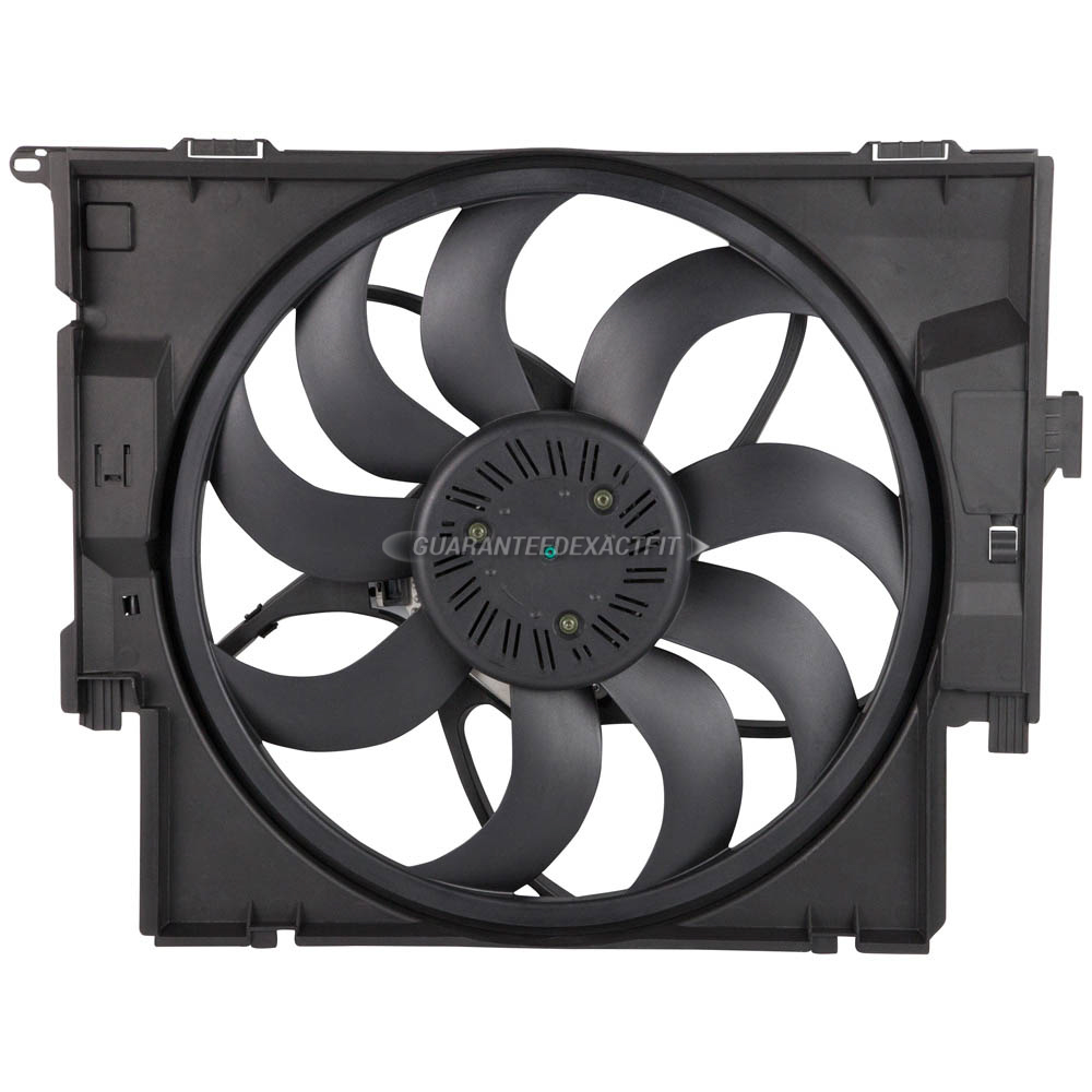 2016 Bmw 340i xdrive cooling fan assembly 