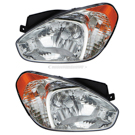 2010 Hyundai Accent Headlight Assembly Pair 1