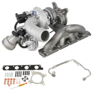 2011 Volkswagen Eos Turbocharger and Installation Accessory Kit 1