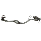 BuyAutoParts 45-600655W Catalytic Converter EPA Approved and o2 Sensor 2