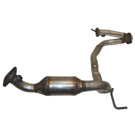 BuyAutoParts 45-600815W Catalytic Converter EPA Approved and o2 Sensor 2