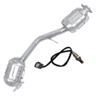 BuyAutoParts 45-500415Y Catalytic Converter CARB Approved and o2 Sensor 1