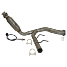 BuyAutoParts 45-600185W Catalytic Converter EPA Approved and o2 Sensor 1