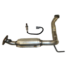 BuyAutoParts 45-600455W Catalytic Converter EPA Approved and o2 Sensor 1
