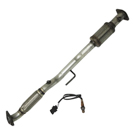 BuyAutoParts 45-601095W Catalytic Converter EPA Approved and o2 Sensor 1
