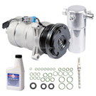 1994 Gmc G2500 A/C Compressor and Components Kit 1