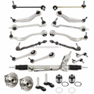 2003 Bmw 530 Steering Rack and Control Arm Kit 1