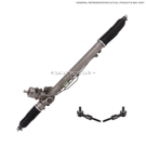 2003 Volvo S60 Rack and Pinion and Outer Tie Rod Kit 1