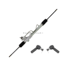 1994 Geo Prizm Rack and Pinion and Outer Tie Rod Kit 1
