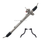 2006 Honda Accord Rack and Pinion and Outer Tie Rod Kit 1