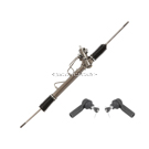 1991 Toyota Corolla Rack and Pinion and Outer Tie Rod Kit 1