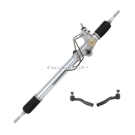 1998 Toyota Land Cruiser Rack and Pinion and Outer Tie Rod Kit 1