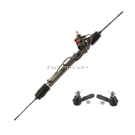 1991 Nissan NX Rack and Pinion and Outer Tie Rod Kit 1