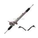 2013 Honda Pilot Rack and Pinion and Outer Tie Rod Kit 1