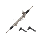 2009 Toyota 4Runner Rack and Pinion and Outer Tie Rod Kit 1