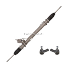 2003 Jaguar XJR Rack and Pinion and Outer Tie Rod Kit 1