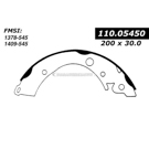 Centric Parts 111.05450 Brake Shoe Set 2