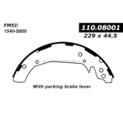 Centric Parts 111.08001 Brake Shoe Set 2