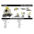 Centric Parts 130.20001 Brake Master Cylinder 9