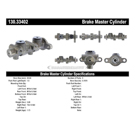 Centric Parts 130.33402 Brake Master Cylinder 8