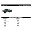 Centric Parts 130.33416 Brake Master Cylinder 3