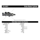 Centric Parts 130.34021 Brake Master Cylinder 3