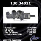 Centric Parts 130.34021 Brake Master Cylinder 1